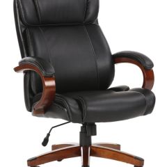 Кресло офисное BRABIX PREMIUM "Magnum EX-701" (дерево, рециклированная кожа, черное) 531827 в Приобье - priobie.mebel24.online | фото