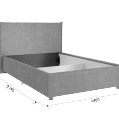 КВЕСТ Каркас кровати 1200 в Приобье - priobie.mebel24.online | фото 3