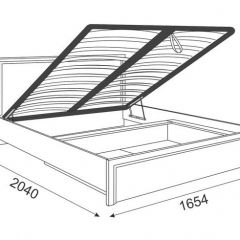 Кровать 1.6 Беатрис М08 Стандарт с ПМ (Орех гепланкт) в Приобье - priobie.mebel24.online | фото 2