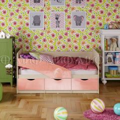 Кровать Бабочки (Розовый металлик) 1800 в Приобье - priobie.mebel24.online | фото