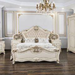 Кровать 1600 Джоконда (крем) в Приобье - priobie.mebel24.online | фото 6