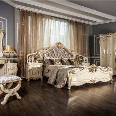 Кровать 1600 Джоконда (крем) в Приобье - priobie.mebel24.online | фото 7
