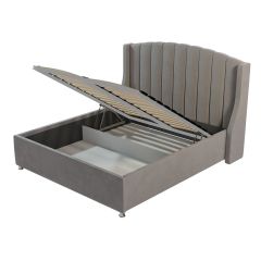 Кровать Доминика Решетка+ПМ+Дно (1400) в Приобье - priobie.mebel24.online | фото 2