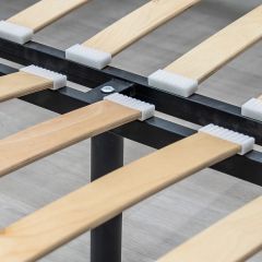 Кровать двойная Оливия 160 + ортопед. основание в Приобье - priobie.mebel24.online | фото 14