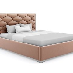 Кровать Коралл интерьерная +основание (160х200) в Приобье - priobie.mebel24.online | фото