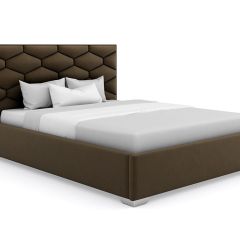 Кровать Коралл интерьерная +основание (160х200) в Приобье - priobie.mebel24.online | фото 8