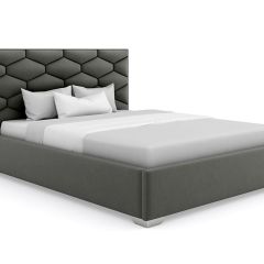 Кровать Коралл интерьерная +основание (160х200) в Приобье - priobie.mebel24.online | фото 9
