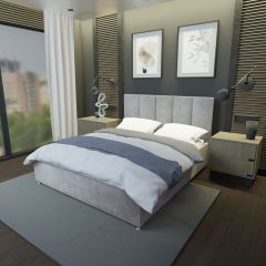 Кровать Мерида Решетка+ПМ+Дно (1800) в Приобье - priobie.mebel24.online | фото