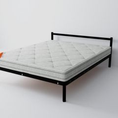 Кровать Мета с матрасом 800 (черный) в Приобье - priobie.mebel24.online | фото