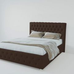 Кровать Версаль 800 без основания (экокожа коричневый) в Приобье - priobie.mebel24.online | фото