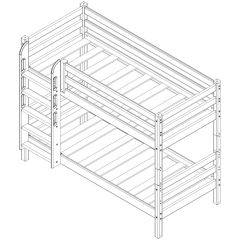 Кровать Сонечка 2-х ярусная (модульная) в Приобье - priobie.mebel24.online | фото 6