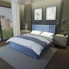 Кровать Стелла Решетка+ПМ (1400) *БЕЗ ДНА в Приобье - priobie.mebel24.online | фото
