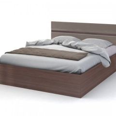 Кровать Вегас 1,4м Шимо темный в Приобье - priobie.mebel24.online | фото