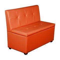Кухонный диван Уют-1 (1000) Оранжевый в Приобье - priobie.mebel24.online | фото