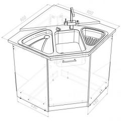 Кухонный гарнитур Лариса оптима 2 1500х1300 мм в Приобье - priobie.mebel24.online | фото 15