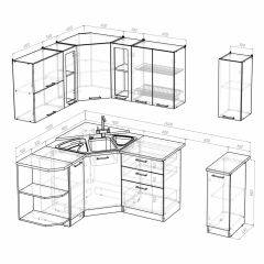 Кухонный гарнитур Лира оптима 1500*1800 в Приобье - priobie.mebel24.online | фото 3