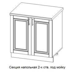 Кухонный гарнитур Верона (крем) модульная в Приобье - priobie.mebel24.online | фото 16