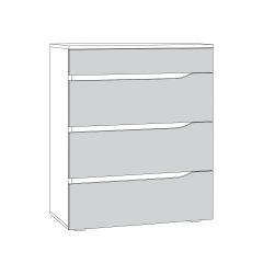 Муссон спальня (модульная) в Приобье - priobie.mebel24.online | фото 17