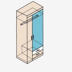 НИКА Н10з Шкаф для одежды в Приобье - priobie.mebel24.online | фото 4