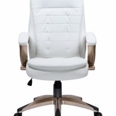 Офисное кресло для руководителей DOBRIN DONALD LMR-106B белый в Приобье - priobie.mebel24.online | фото