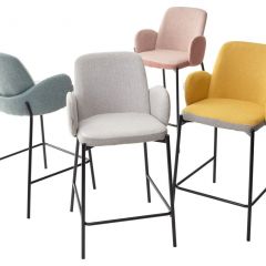 Полубарный стул NYX (H=65cm) VF113 светлая мята / VF115 серо-зеленый М-City в Приобье - priobie.mebel24.online | фото 2