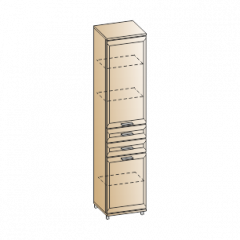 Прихожая Мелисса композиция 6 (Гикори Джексон светлый) в Приобье - priobie.mebel24.online | фото 8