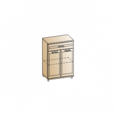 Прихожая Мелисса композиция 7 (Акация Молдау) в Приобье - priobie.mebel24.online | фото 3