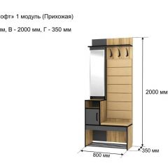 ОЛЬГА-ЛОФТ 1 Прихожая в Приобье - priobie.mebel24.online | фото 4