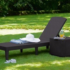 Шезлонг Джайпур (Jaipur Sun lounger) виски-коричневый в Приобье - priobie.mebel24.online | фото 2