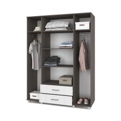 ЕВА Шкаф 4-х дверный Е43 в Приобье - priobie.mebel24.online | фото 2