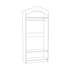 Шкаф двухстворчатый 13.195 Роуз в Приобье - priobie.mebel24.online | фото 2