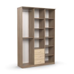 Шкаф комбинированный Дуэт Люкс с зеркалом в Приобье - priobie.mebel24.online | фото 5