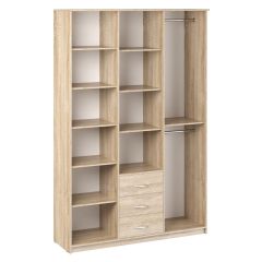 Шкаф комбинированный Дуэт Люкс с зеркалом в Приобье - priobie.mebel24.online | фото 3