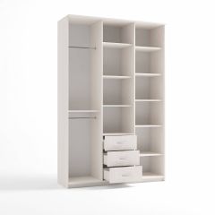 Шкаф комбинированный Дуэт Люкс с зеркалом в Приобье - priobie.mebel24.online | фото 7