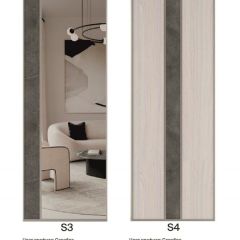 Шкаф-купе 1300 серии SILVER S1+S1+B2+PL2 (2 ящика+1 штанга+1 полка) профиль «Серебро» в Приобье - priobie.mebel24.online | фото 9