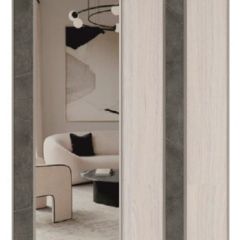 Шкаф-купе 1700 серии SILVER S3+S4+B2+PL4 (2 ящика+F обр.штанга) профиль «Серебро» в Приобье - priobie.mebel24.online | фото 8