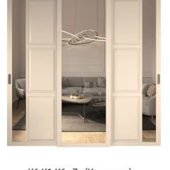 Шкаф-купе 2150 серии NEW CLASSIC K1+K1+K1+B22+PL4 (по 2 ящика лев/прав+F обр.штанга) профиль «Капучино» в Приобье - priobie.mebel24.online | фото 15