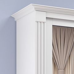 Шкаф-купе 2150 серии NEW CLASSIC K1+K1+K1+B22+PL4 (по 2 ящика лев/прав+F обр.штанга) профиль «Капучино» в Приобье - priobie.mebel24.online | фото 4