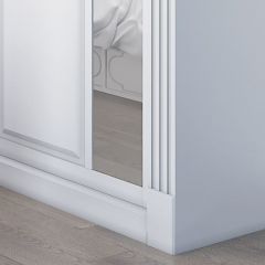 Шкаф-купе 2150 серии NEW CLASSIC K6Z+K1+K6+B22+PL2(по 2 ящика лев/прав+1 штанга+1 полка) профиль «Капучино» в Приобье - priobie.mebel24.online | фото 5