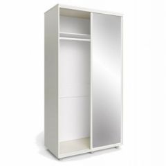 Шкаф-купе "Удачный" угловой ОУ-У 12-6-1 (белый) в Приобье - priobie.mebel24.online | фото