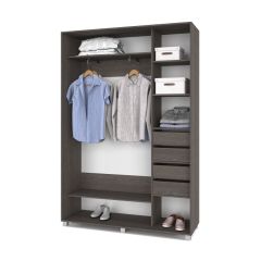 РОЛАНД Шкаф-купе Анкор темный (450*1500) Р451 в Приобье - priobie.mebel24.online | фото 4