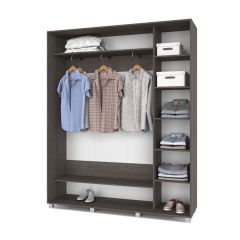 РОЛАНД Шкаф-купе Анкор темный (450*1800) Р481 в Приобье - priobie.mebel24.online | фото 2