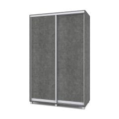 РОЛАНД Шкаф-купе Камень темный (450*1400) Р441 в Приобье - priobie.mebel24.online | фото 2