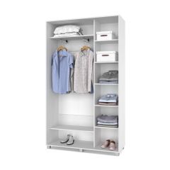 РОЛАНД Шкаф-купе с зеркалами Анкор светлый (450*1300) Р433 в Приобье - priobie.mebel24.online | фото 3