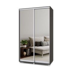 РОЛАНД Шкаф-купе с зеркалами Венге (450*1300) Р433 в Приобье - priobie.mebel24.online | фото 2