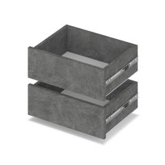 РОЛАНД Шкаф-купе с зеркалами Камень темный (450*1400) Р443 в Приобье - priobie.mebel24.online | фото 2