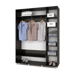 РОЛАНД Шкаф-купе с зеркалами Венге (450*1700) Р473 в Приобье - priobie.mebel24.online | фото 2