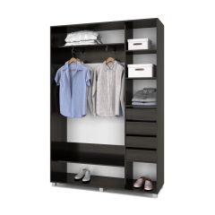 РОЛАНД Шкаф-купе с зеркалами Венге (450*1700) Р473 в Приобье - priobie.mebel24.online | фото 4