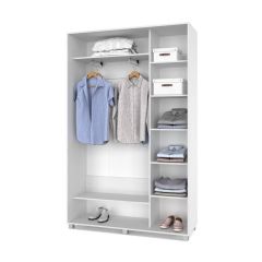 РОЛАНД Шкаф-купе с зеркалом Анкор светлый (450*1400) Р442 в Приобье - priobie.mebel24.online | фото 3