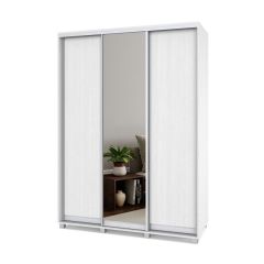 РОЛАНД Шкаф-купе с зеркалом Анкор светлый (450*1600) Р462 в Приобье - priobie.mebel24.online | фото 2